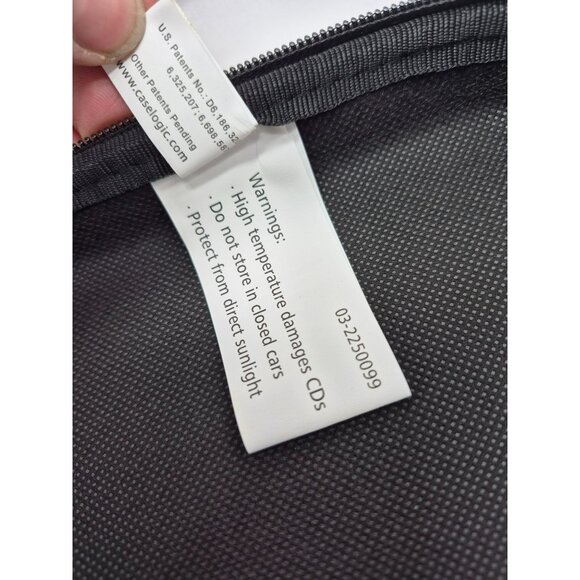 Case Logic CD DVD Hard Shell Storage Case Wallet 72 Disc Capacity Blue Black - Picture 6 of 9